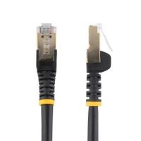 startechcom cable 10m ethernet cat6a - cable de red de 10 gigabits blindado snagless rj45 poe de 100w - latiguillo stp de 10gbe con alivio de tensian - fluke - ul - tia - negro