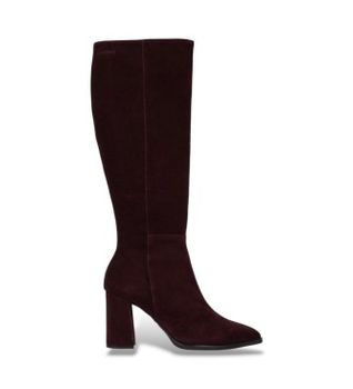 Wonders para mujer. M-5442 Botas de Piel Charme granate (39), 3 a 5cm, Cremallera, Casual
