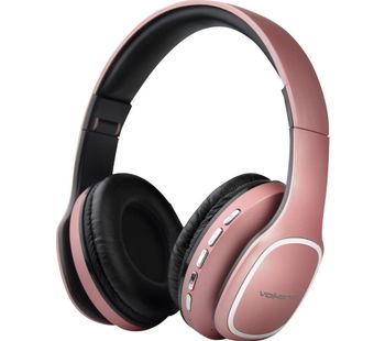 VOLKANO Phonic VK-2002-GD Wireless Bluetooth Headphones - Rose Gold, Gold