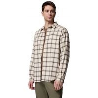 columbia camisa manga larga cornell woods para hombre