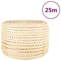 cuerda 100 sisal 20 mm 25 m vidaxl