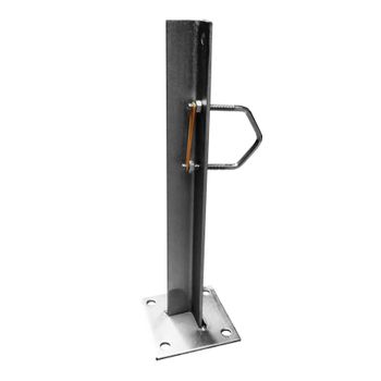 Televes 50102 Soporte de Mastil para Pared Atornillable En L, Multicolor, 300 mm
