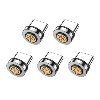 7pin Puntas magnéticas para Cable Magnético Tipo-C/iP Pieza de repuesto de imán para adaptador de carga rápida para iPho