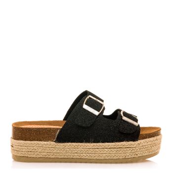 Mustang Sandalias Negras Perla 53043-C57919