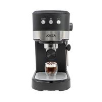 cafetera expres jocca 20 bares con vaporizador orientable cafe estilo barista en casa con deposito de agua desmontable 125l portafiltro con doble salida bandeja de goteo extraible incluye cuchara