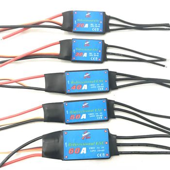 ESC sin escobillas de doble cara 20/30/40/50/60/80A para propulsor submarino de coche RC y piezas de barco