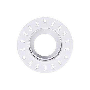 Aro empotrable onassis redondo para yeso laminado al.3xd.9,5cm policarbonato (pc) blanco