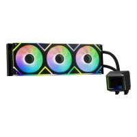 refrigeracion liquida xpg levante ii 360mm 3 ventiladores argb espejo infinito silenciosa