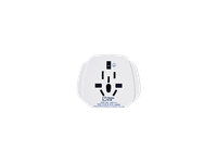 adaptador enchufe - travel blue sp0111 4000w solo para uso interior schuko europeo con conexion de tierra puesto a tierra blanco