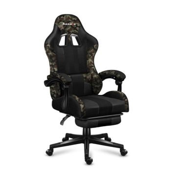 Silla Gaming Huzaro FORCE 4.7 Reclinable Camuflaje Reposabrazos Ajustable 140kg