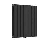 radiador de panel nore de diseno doble capa plano acero 60x60 cm - negro  neuhaus