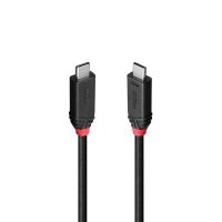 cable usb4 gen 3x2 usb c a usb c 1 m 40 gbits negro power delivery 240w para dispositivos compatibles