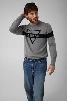 Jersey Jacquard Con Logo Triangular