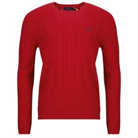 polo ralph lauren jersey jersey de cuello redondo en punto trenzado en lana y casemira para hombre