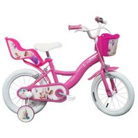 bicicleta infantil toplife  14  rosablanca