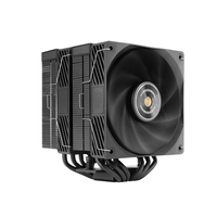 ventilador con disipador de cpu mars gaming mcpux26pro tdp 350w doble torre pwm fdb negro