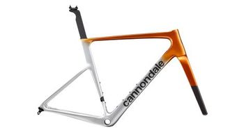 Kit cuadro cannondale supersix evo hi mod naranja plata negro