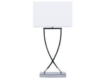 Lámpara de mesa  metal blanco