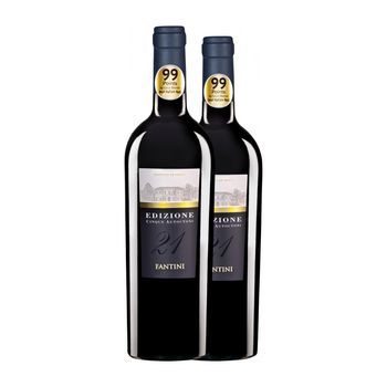 Fantini Vino Tinto Edizione Cinque Autoctoni 75 Cl 14.5% Vol. (pack De 2 Unidades)
