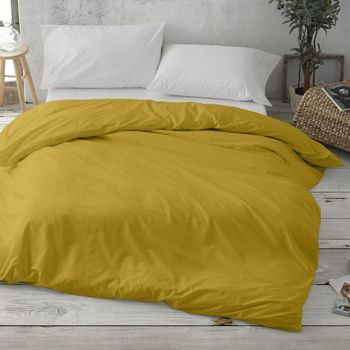 Funda Nórdica Lisa 80% Algodón 20% Poliéster 200 X 190/200 Cm - Pistacho - Burrito Blanco