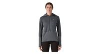 patagonia r1 hoody grey forro polar con capucha para mujer