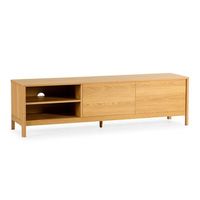 mueble tv nassau 2 puertas efecto roble