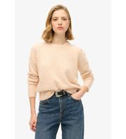 superdry para mujer w6110567a jersey essential beige xl casual poliester acrilico