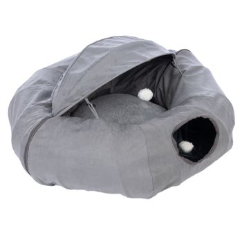 Túnel Donut TIAKI Tromsø para gatos - 90 x 62 cm (Diám x Al)