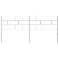 cabecero cama mueble de dormitorio de metal 200 cm blanco m020006859