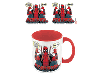 taza - pyramid international deadpool 315 ml ceramica apto para lavavajillas