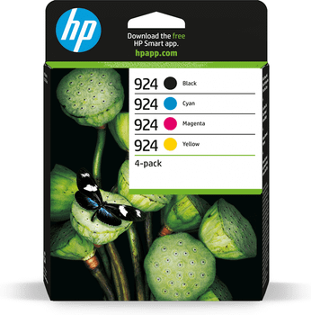 PACK 4 TINTAS CMYK HP 924