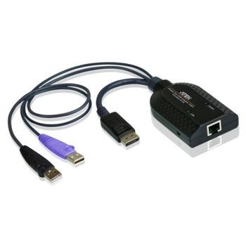Cable Adaptador KVM Aten KA7169 DisplayPort USB 2.0 Negro