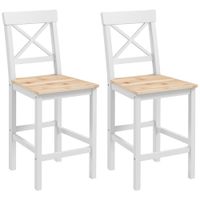 taburetes de bar 41x46x975 cm madera natural
