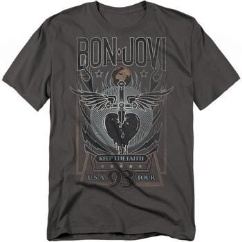 Bon Jovi Camiseta Keep The Faith para mujer