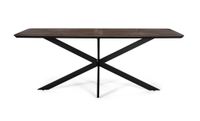 mesa de comedor fabricada en madera de teca reciclada 180 cm