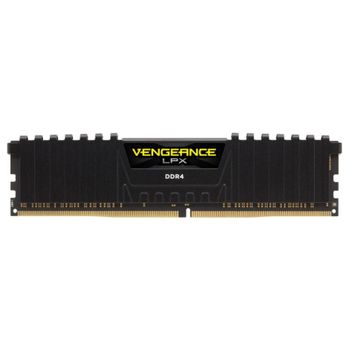 Memoria RAM Corsair Vengeance LPX 32GB 4x8GB DDR4 2666MHz CL16 Negro Heatsink