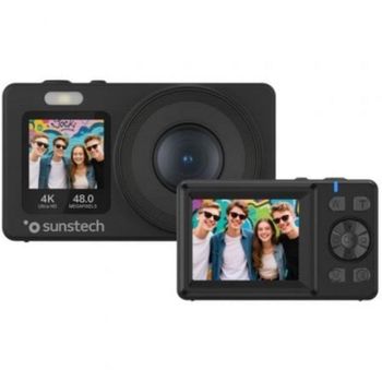 Cámara Compacta Sunstech DCAM4825 5MP Zoom Digital 18x USB-C Negra