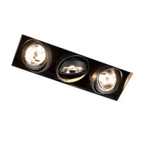 foco empotrado negro orientable sin