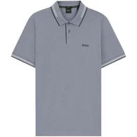 boss polo slim fit paul polo shirt dark greywhite para hombre