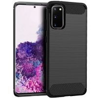 cool funda carbon negro para samsung galaxy s20 g980