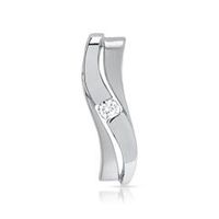 colgante de plata 925 con circonita rodiado