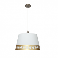 lampara colgante dalia 1xe27 blancooro de fabrilamp