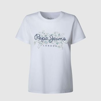 Pepe Jeans Camiseta Bero Blanca PL5000049-ITE