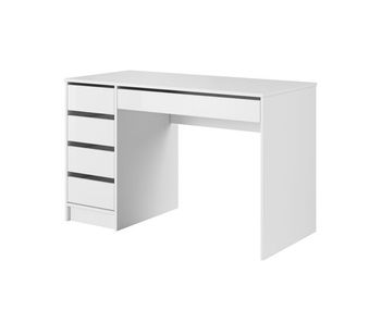 Escritorio madera ada d120 5d 120x55x75 blanco