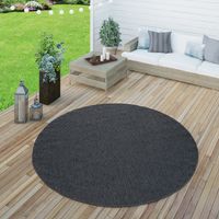 alfombras de interior y exterior timba azul marino 160 cm redondo