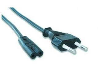 Cable de alimentación C7 estandar aprobado por VDE, 1.8 m