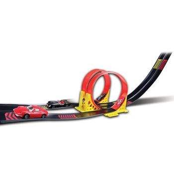 Set Lanzador Dual Con Bucle Ferrari 1:43 18-31216 Burago