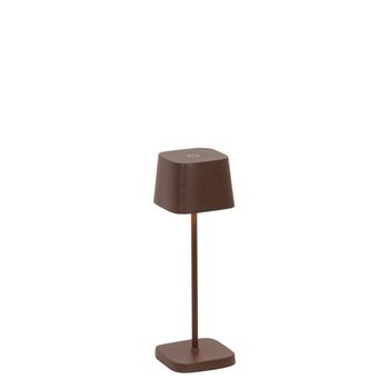 Lámpara de mesa led corten regulable zafferano