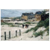 legendarte - cuadro lienzo impresion digital - lentree de berck pas de calais - eugene boudin - decoracion pared cm 40x60