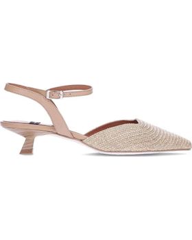de ANGEL ALARCON ZAPATO DE SALON LEA 25057 NATURAL